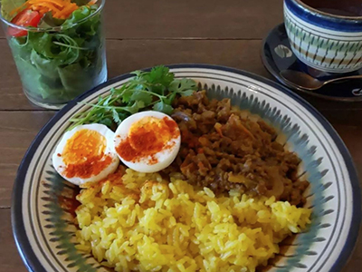 tea room kotori スパイスキーマカレー