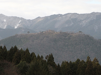 竹田城跡（テラス席より）